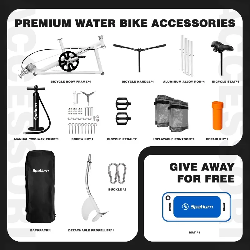 New Trendy Hydrofoil Inflatable Floating Cycle Sea Water Pedal Bike Boat  For Sale