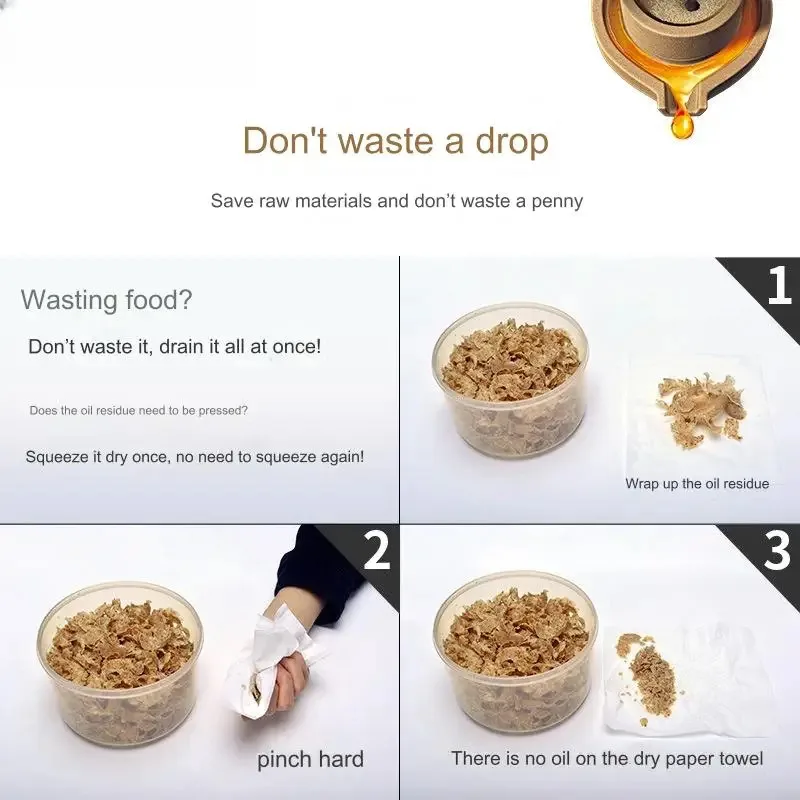 

Автоматический бытовой мини-пресс для холодного и горячего отжима масла, 220В, многофункциональный, экологичный, 16.