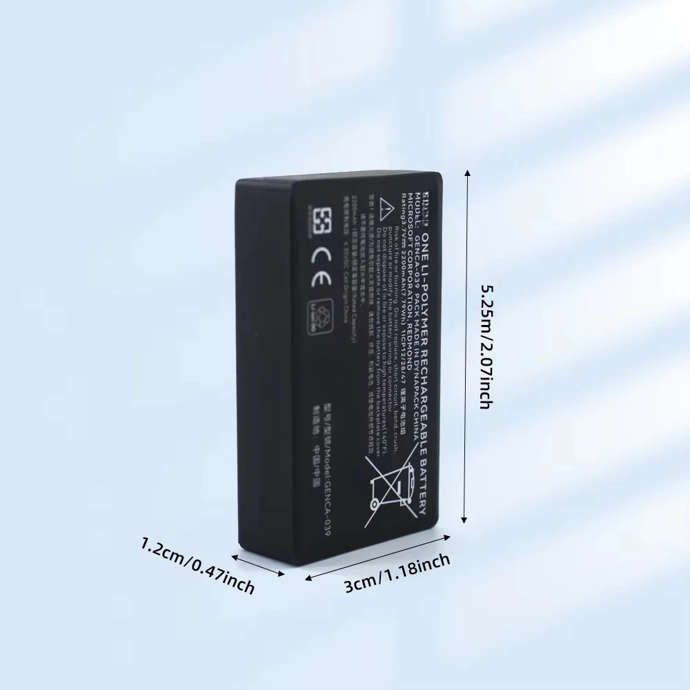 Replacement Battery DYND01 GENCA-039 3.7V 2050mAh for Micro-soft Xbox Elite Series 2 Controller Model 1797 Gamepad Battery