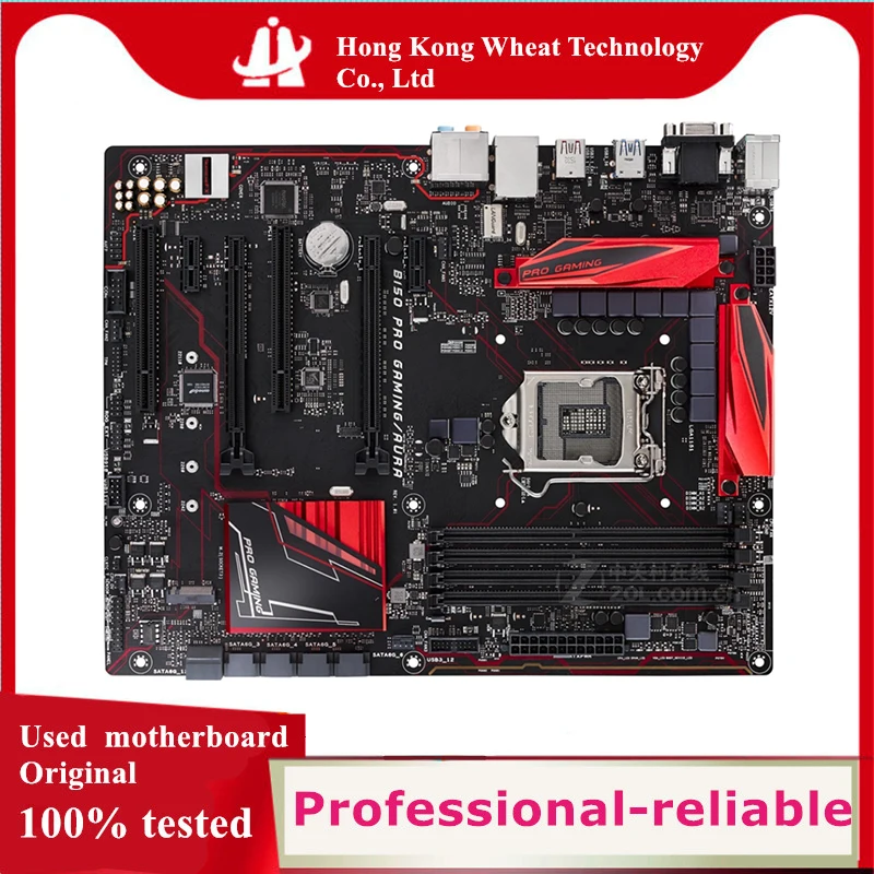 For Intel B150 B150 PRO GAMING AURA motherboard Used original LGA 1151 LGA1151 DDR4 64GB USB2.0 USB3.0 SATA3 Desktop Mainboard