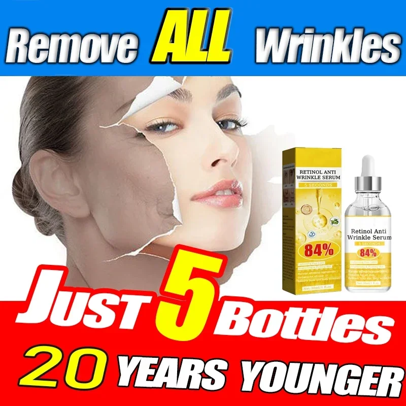 Retinol Anti Wrinkle Essence Reduces Fine Lines Lifts Tightens Skin Improves Mullness Removes Facial Wrinkle Moisturiz Care