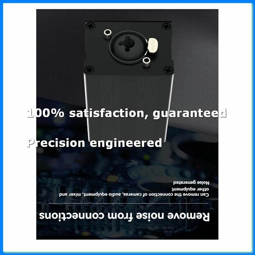 Dual Channel 6.5 XLR Mixer Balanced Audio Signal Isolator Eliminates Current Noise Audio Signal Isolator Audio System-ABAM