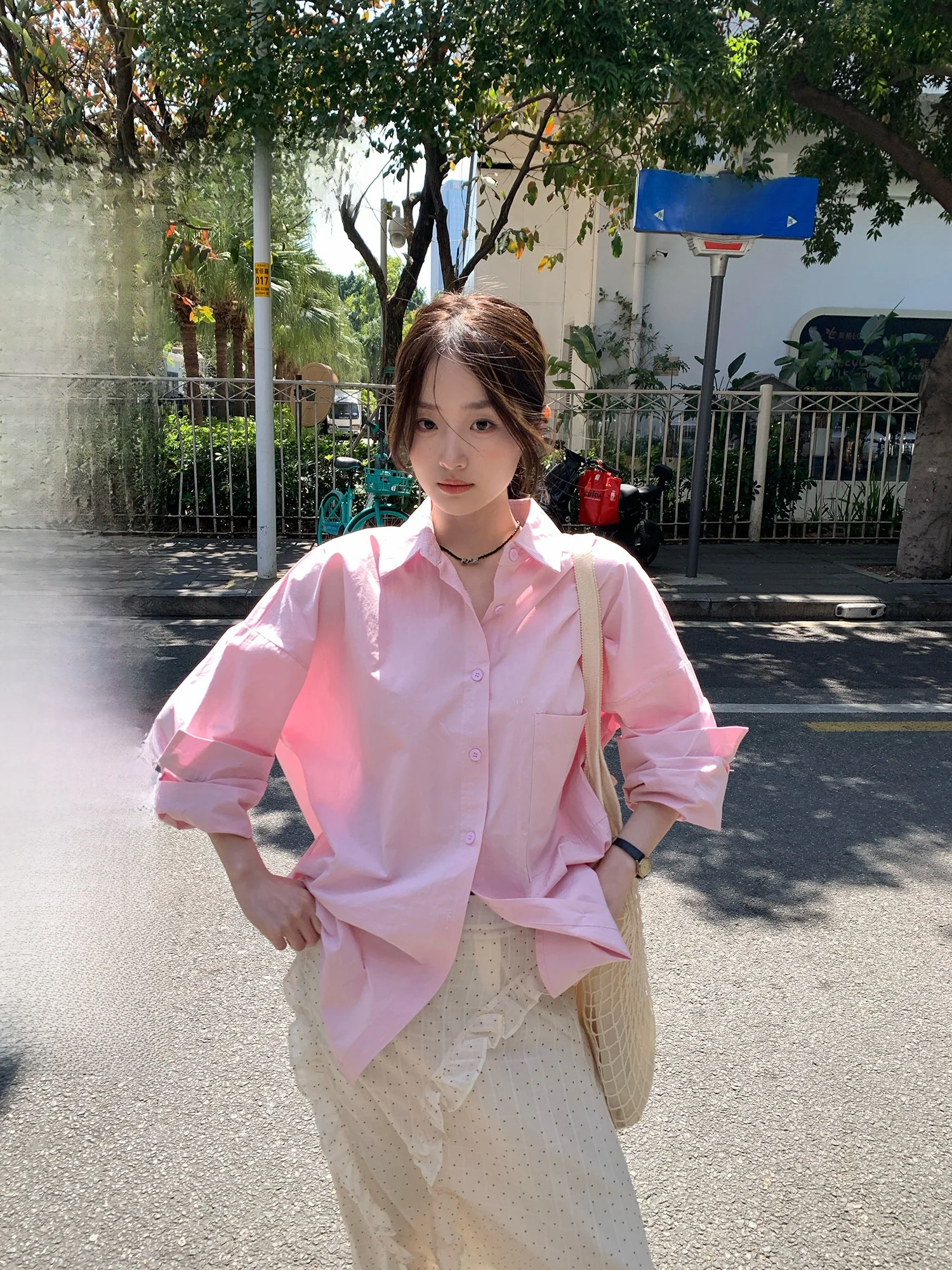 

Женская рубашка Sinbounboun оверсайз с длинным рукавом, разноцветная, с защитой от солнца, из смесового хлопка, повседневная, элегантная