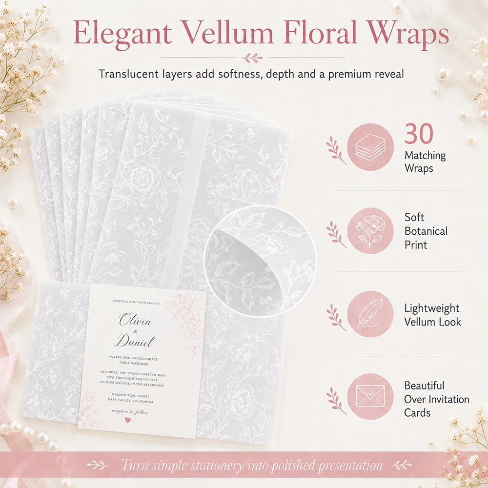 30 Sets florales Pergament-Hoc – Baby Breath Dried Bewertung und Preis