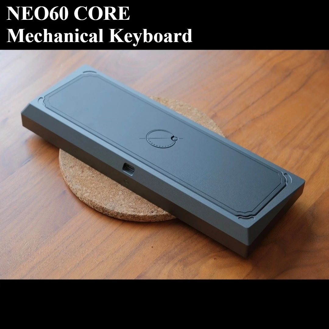 NEO60 CORE Mechanical Keyboard Kit Single/Tri-mode Hot Swap O-ring Mount Anodized Gaming Mechanical Keyboard No Switch Keycap