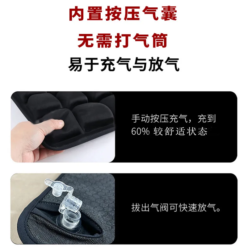 3D Air Cushion Anti Decubitus Seat Pad for Office Wheelchair for Buttock Pain Relief and Hip Shaping Breathable TPU