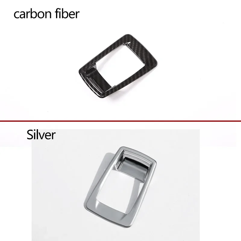 ABS Carbon Fiber For BMW 2 Series 218i Gran Tourer F45 F46 2015-2018 Electronic Handbrake Button Cover Trim Car Accessories