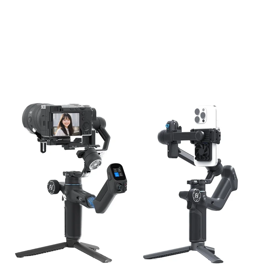 Feiyu Scorpion Mini3 Professional 360-Degree Rotation Gimbal Stabilizer Built-In Camera Face Tracking for Bluetooth New Mobile
