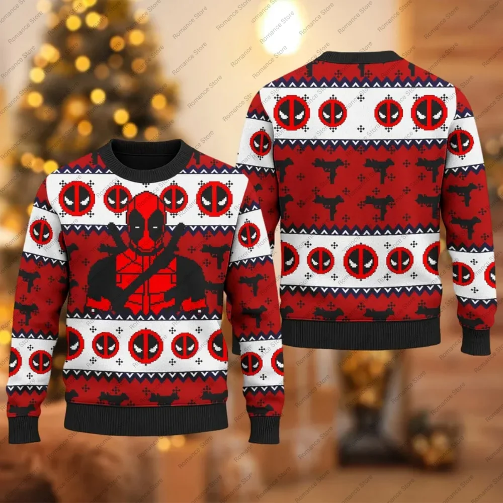 الولايات المتحدة خارقة ثلاثية الأبعاد في جميع أنحاء البلوزات المطبوعة سوبر بطل الفيلم القبيح البلوز بطل البلوز هدية للرجال النساء طفل البلوز #3