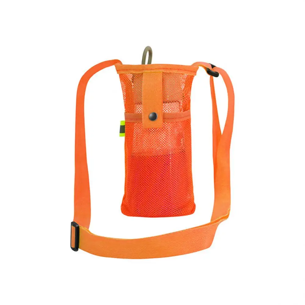 2/3PCS Water Bottle Backpack Portable Color Multiple Choice Grid Cup Sleeve Useful Visible Bag Crossbody Strap Adjusting Strap