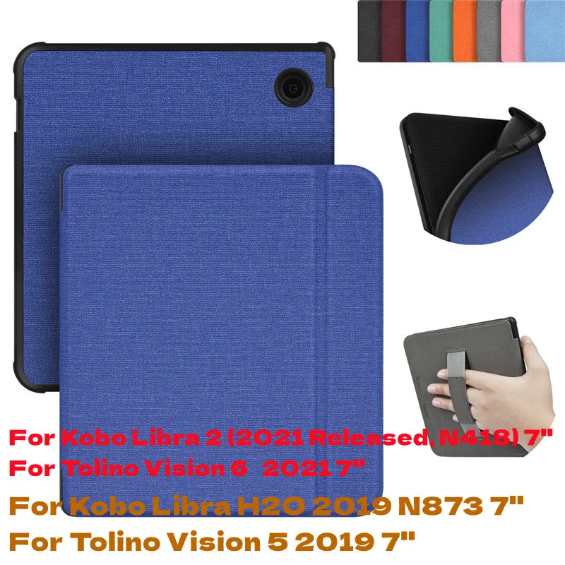

Флейта для Kobo Libra 2 2021, Обложка 7 дюймов Tolino Vision 6 Vision 5, магнитная умная флейта для Kobo Libra H2O 2019, электронная книга