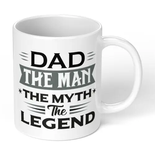 

Fathers Day Mug Dad Daddy Christmas Birthday Gift Present Coffee The Myth Legend