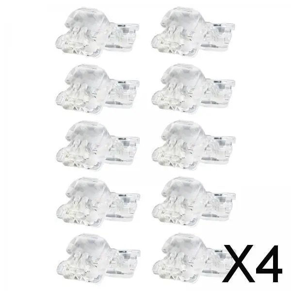 

4 упаковки по 20 шт. фиксаторов для шнуров, пластиковые стопоры-фиксаторы без завязок, для рюкзаков и сумок