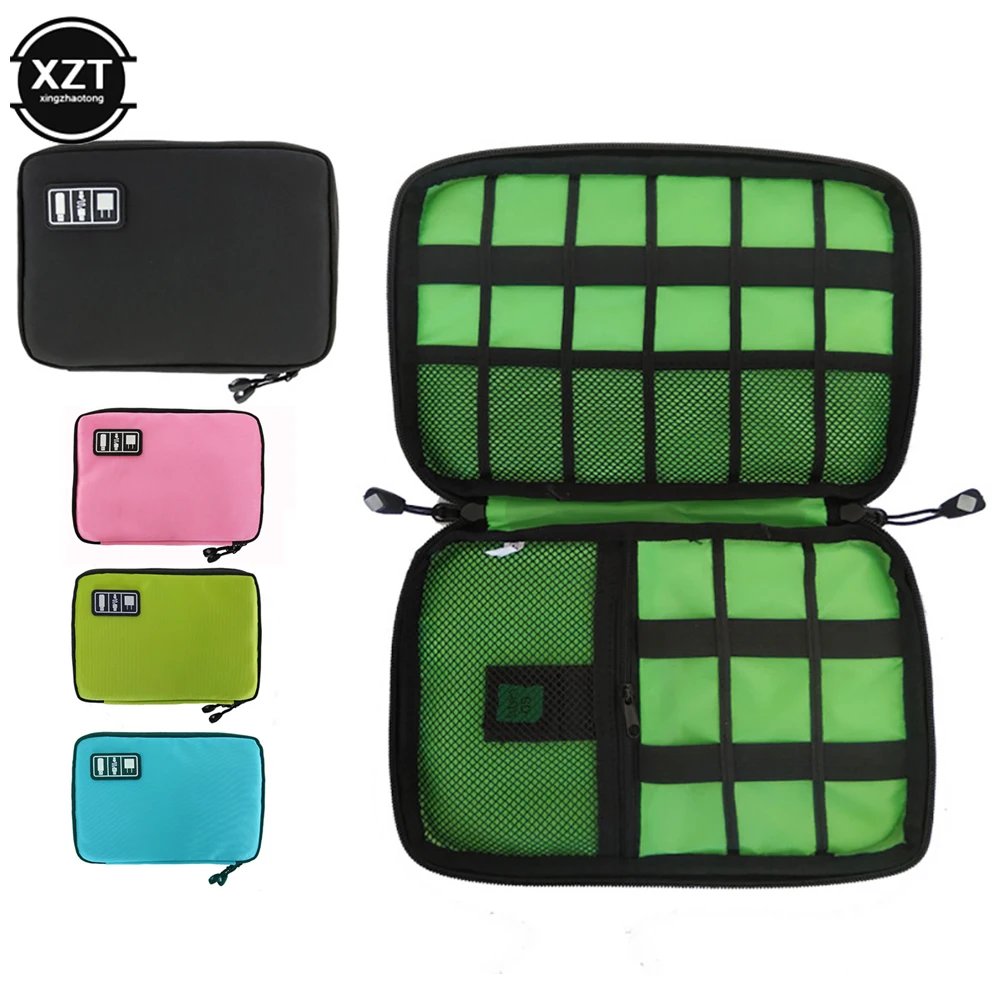 Cable Organizer Storage Bags System Kit Case USB Data Cable Earphone Wire Pen Power Bank Digital Gadget Devices Travel Bags