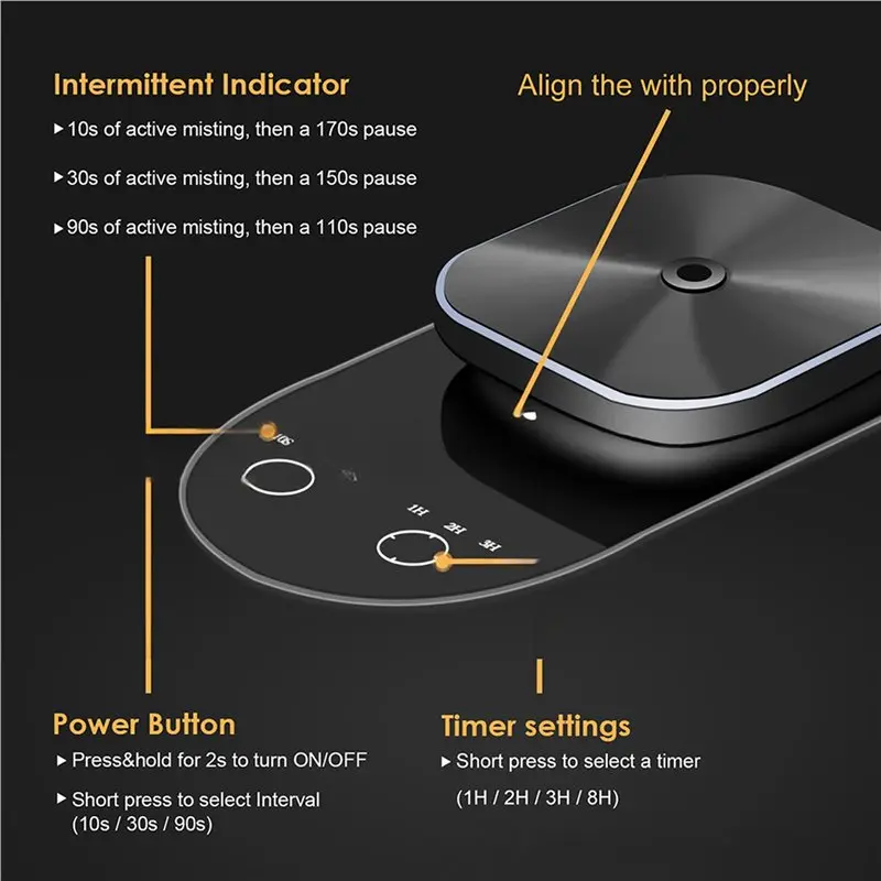 CKFAM-2X Waterless Essential Oil Diffuser.4000 Mah Large Battery, 100Ml Capacity, Suitable For Hotels, Large Rooms, Offices