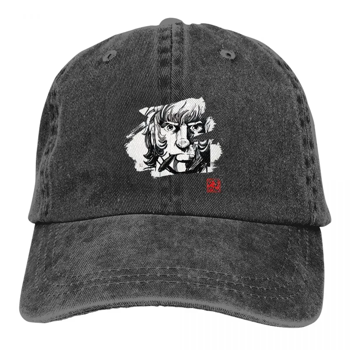 Gorra retro White Face Space Adventure Cobra, gorras de algodón para protección solar al aire libre, gorras unisex informales con cierre trasero