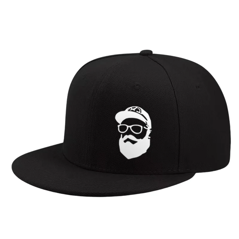 Men's Edgy Tough Guy Print Baseball Cap - Masculine Design for Streetwear, Casual Outfits & Year-Round Wear - Durable Statement