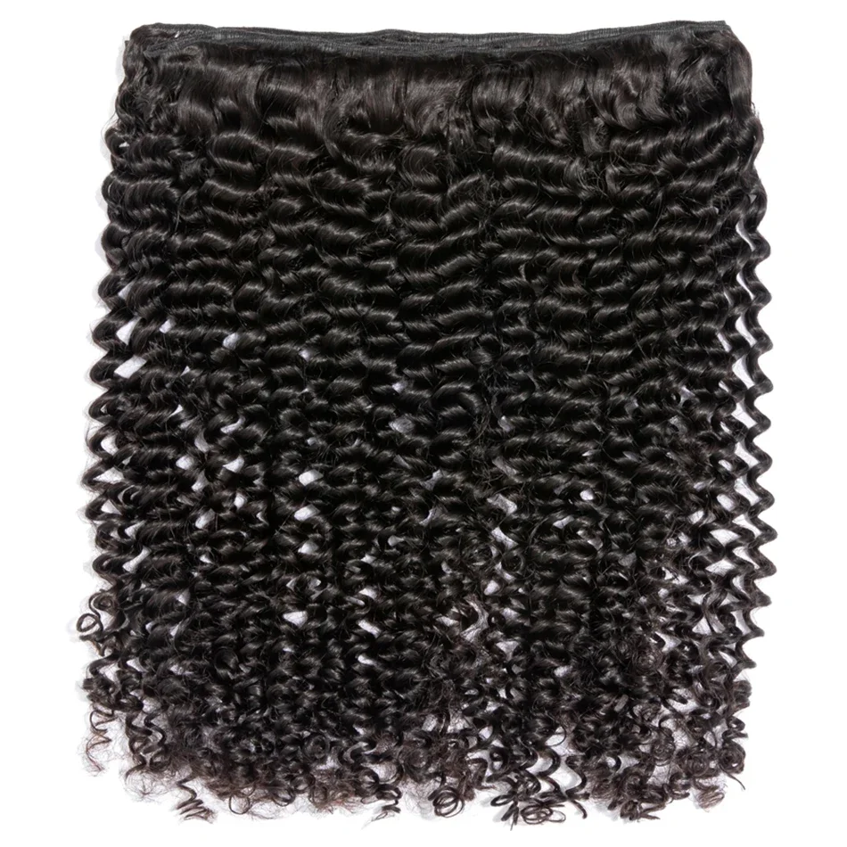 Indian Deep Wave Human Hair Bundles Unprocessed Raw Virgin Weave Curly Wave Human Hair Extensions Natural Color 30Inch Wholesale