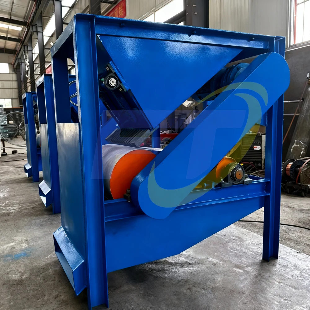 Single Roller Magnetic Separator for Iron 15000GS High Intensity Mineral Dry Roll Magnet Separation Machine view 5