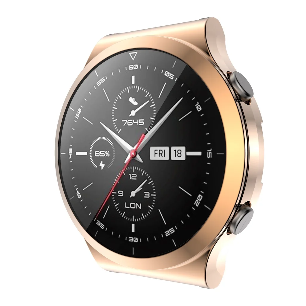 Capa de silicone fina TPU para Huawei Watch GT2 Pro