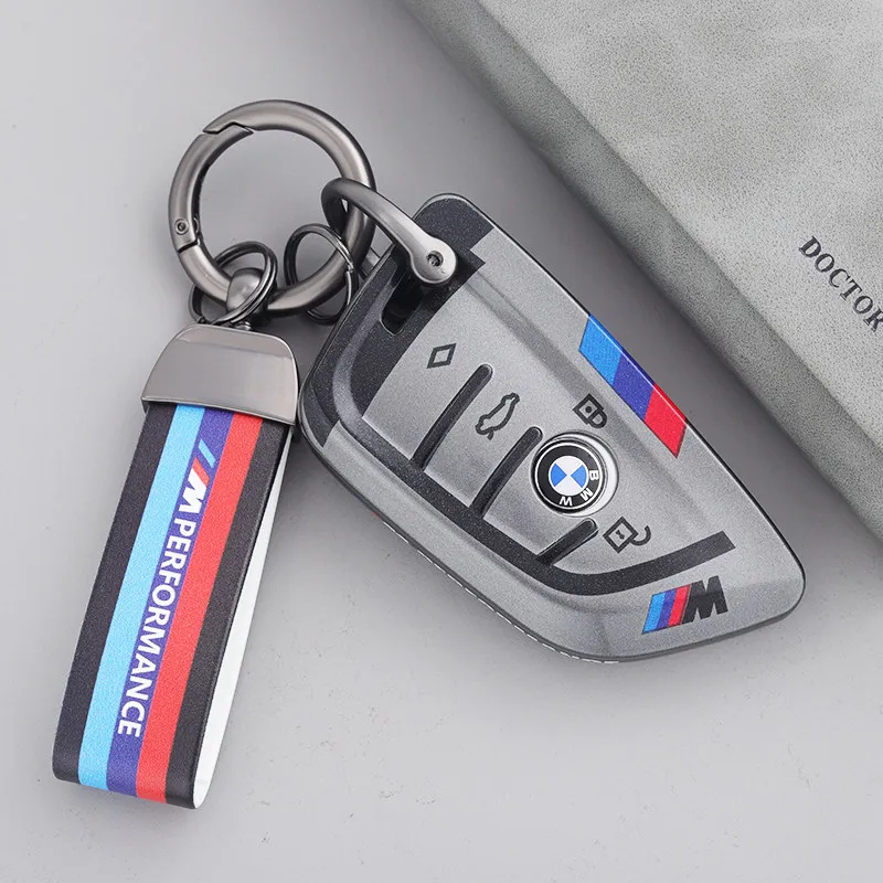 

Car Key Case Cover Bag For Bmw F20 G20 G30 X1 X3 X4 X5 G05 X6 X7 G11 F15 F16 G01 G02 F48 Accessories Holder Shell Keychain