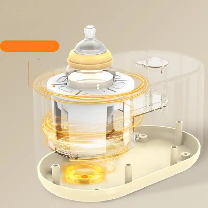 Baby Bottle Mixer Automatic Bottle Warmer Constant Temperature Kids Bottle Mixer 3 Mixing Modes Milk Bottle Shaker Low Noise