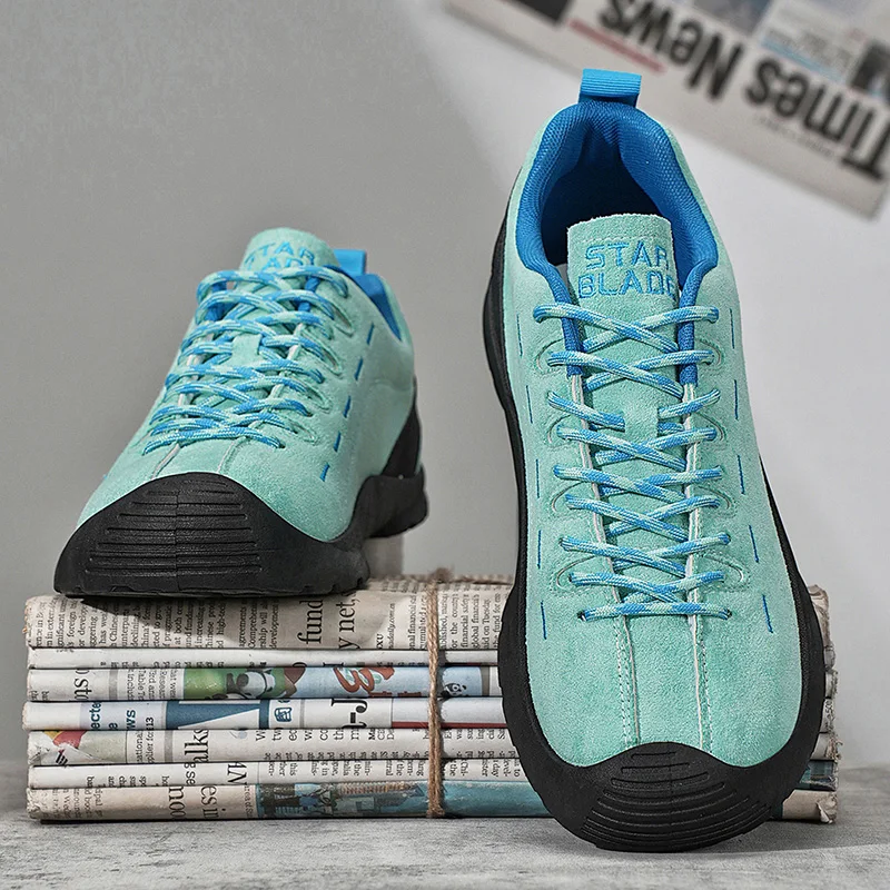 

New Mens Hiking Shoes Outdoor Low Ankle Walking Trekking Sneakers Men Camping Travel Shoes Protective Outdoor Sports Men's Shoes