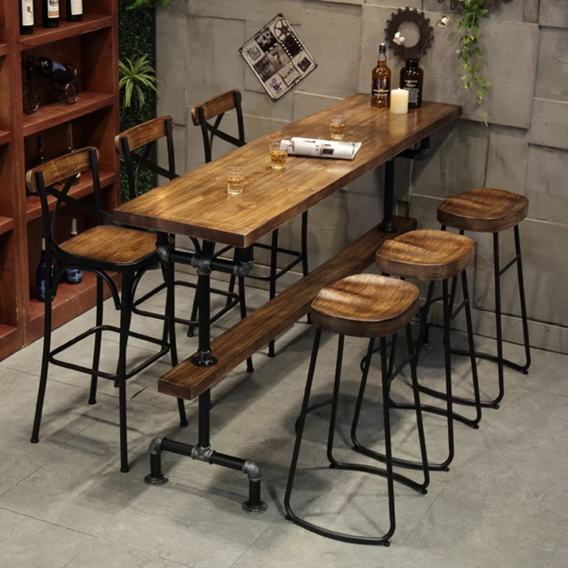 @industrial-style-solid-wood-bar-table-for-dining-for-home-kitchen-outdoor-living-room-hotel-coffee-milk-tea-shop-use