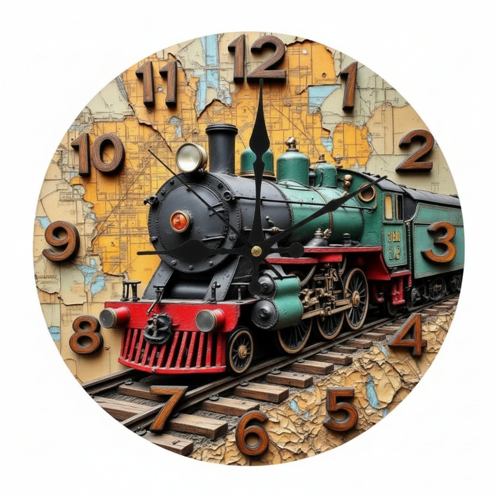 Silent Wall Clock Clear Numbers Decorative Wall Clock Battery Operated Modern for Light Sleepers, Bedroom, Living Room