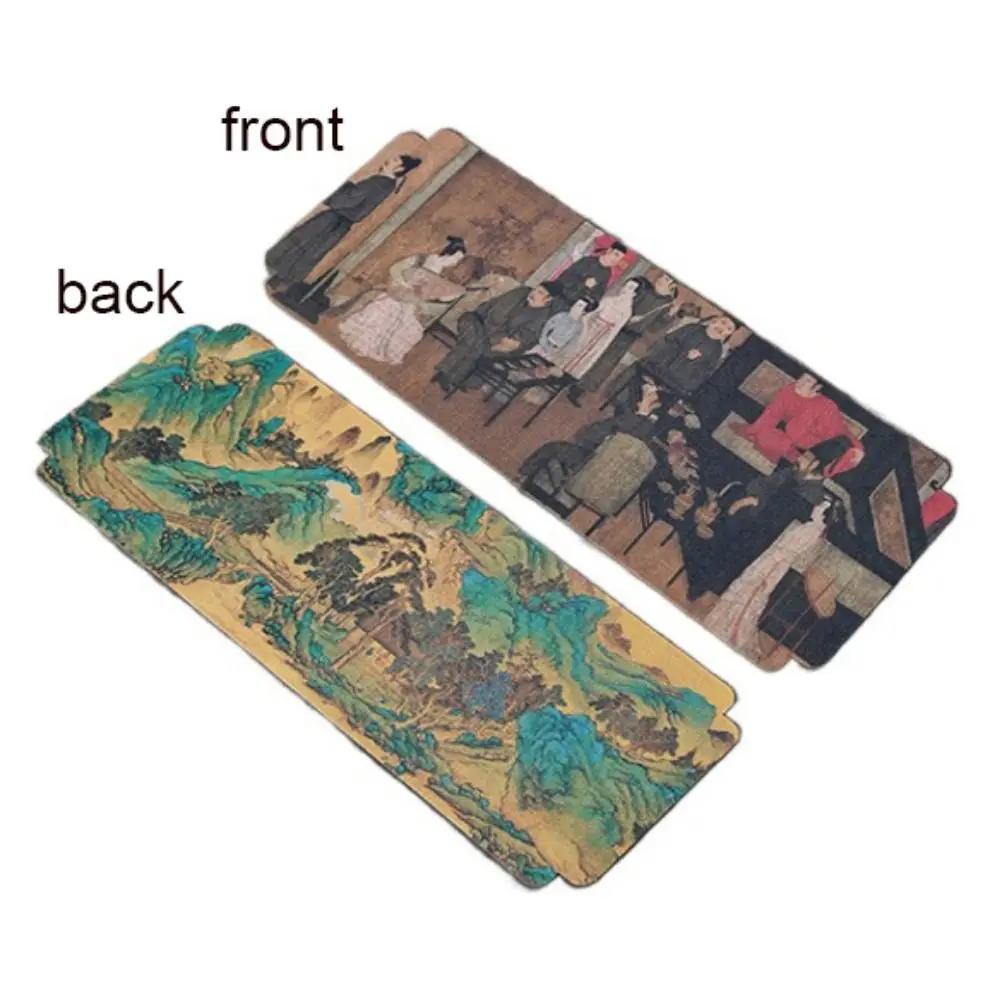 Decorative Chinese Style Chinese Tea Towel Double-sided Waterproof Tea Cushion Ancient Painting Cloth Tea Cloth Tea Table