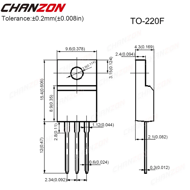 Original 2N7000 BS170 CS1N60 2SK2837 2SK3878 2N60 8N80 N-Channel Mosfet Transistor TO-92 TO-3P TO-251 TO-220F Integrated Circuit