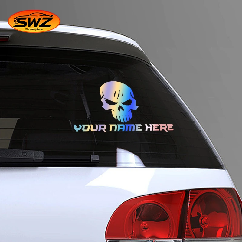 

Custom Gamer Tag Skull Sticker – Personalized Gaming ID Decal for Car, PC, Console – Waterproof PVC Vinyl