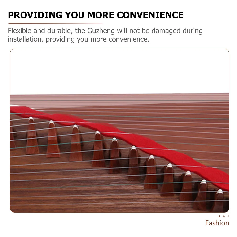 

2pcs Guzheng Mute Accessory Durable Wear-Resistant Sound Quality Protection Home Use Silent Practice Sordine For Guzheng