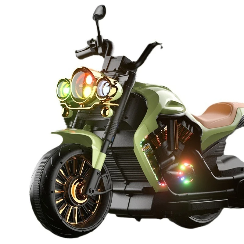 

Electric car motorcycle boy charging tricycle can sit toy car remote control dual drive battery car