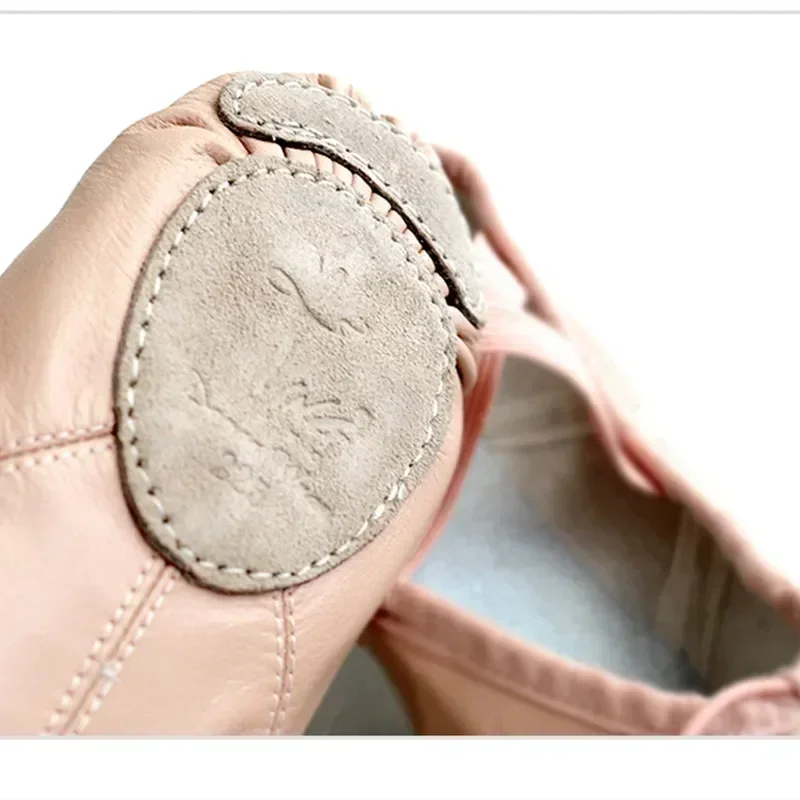

Composite Leather Ballet Shoes Professional Soft Women Split Sole Pink Black Wholesale Ballerina Dancing Shoes For Girls Women