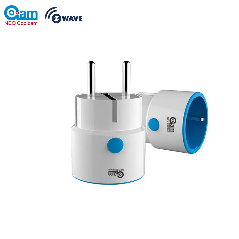 NEO Coolcam Z Wave Plus Mini Smart Power Plug Home Automation Zwave Outlet,Z Wave Range Extender,Energy Monitoring Smart Plug