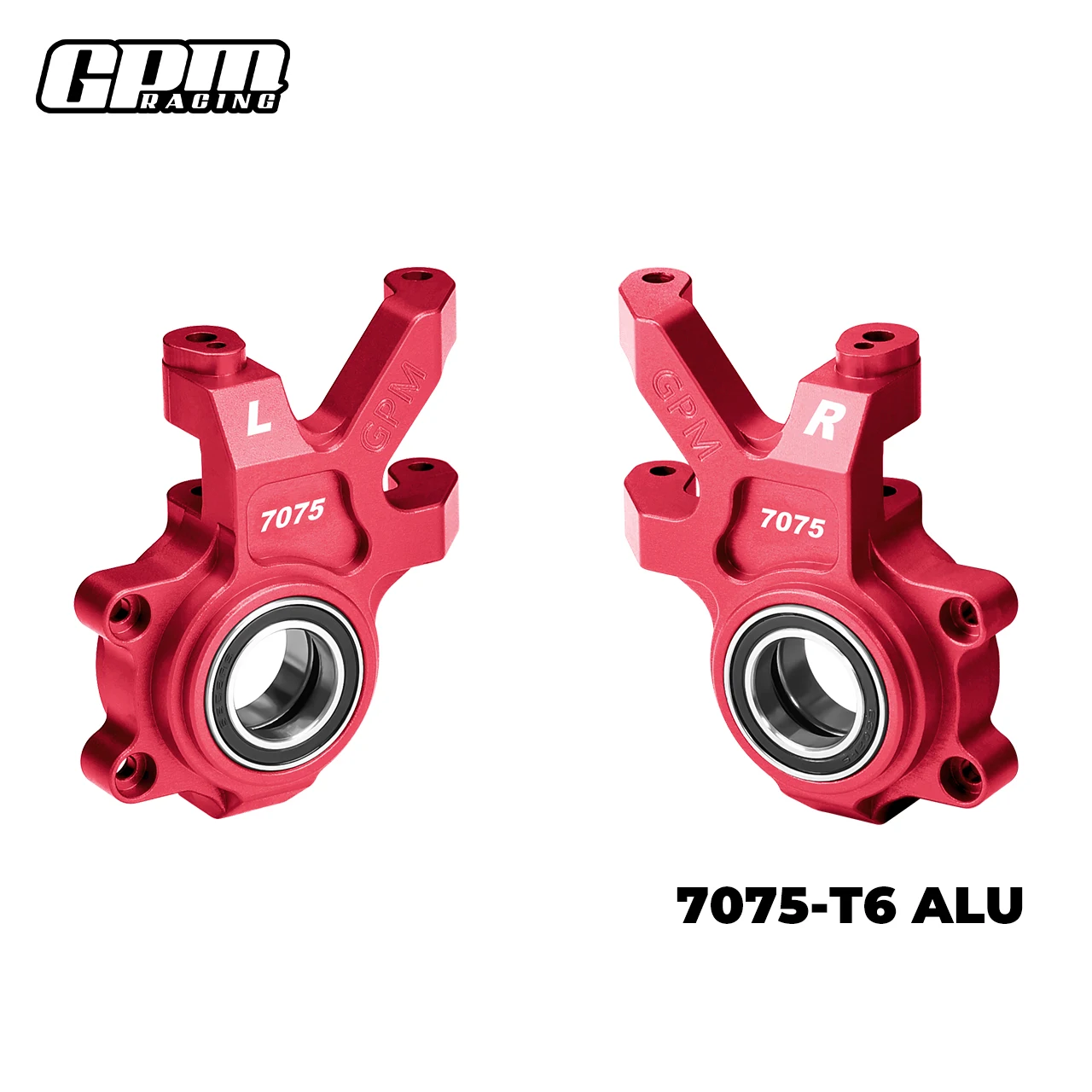 GPM 7075 Aluminiowe Przednie Powiększone Bloki Kierownicze TRAXXAS 1/6 Funco Pro Sand Car 8S