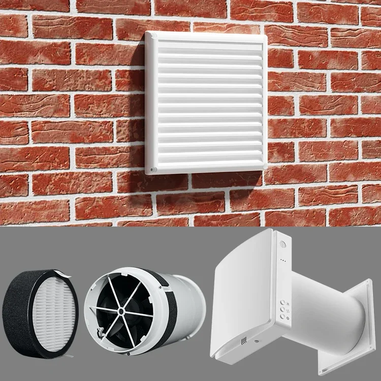 Wall Mounted Heat Recovery Ven tilator Single Room Heat Recovery Ventilation Hrv Heat Recovery Ventilation System