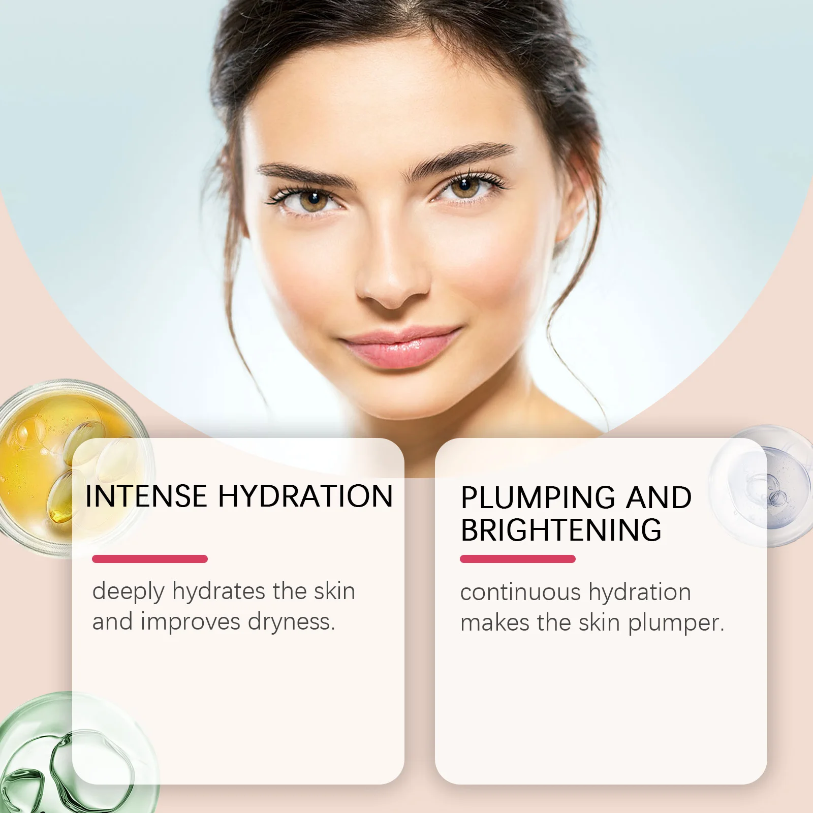 Viareline 4pcs Collagen Moisturizing Facial Mask Hydrating Nourishing Sheet Mask For Soft Smooth Skin Daily Care