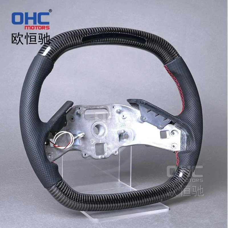 For  Chevrolet Corvette C8 20 modified and upgraded LED carbon fiber steering wheel with running lights