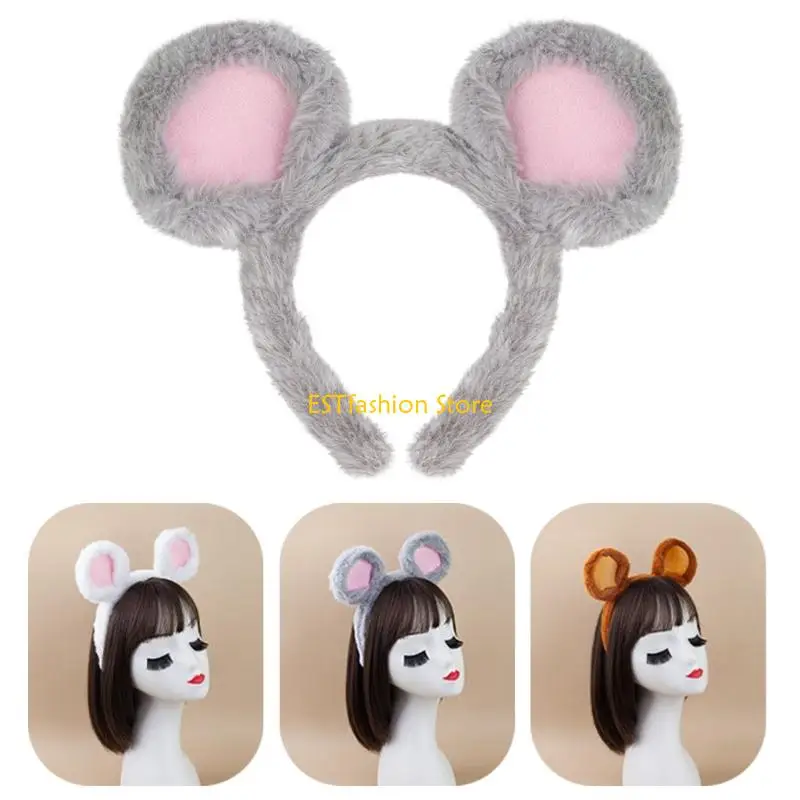 Y5GC 1/3/4pcs Acessório figurino camundongo Conjunto camundongos ouvidos cauda cauda cauda tutu bowtie para