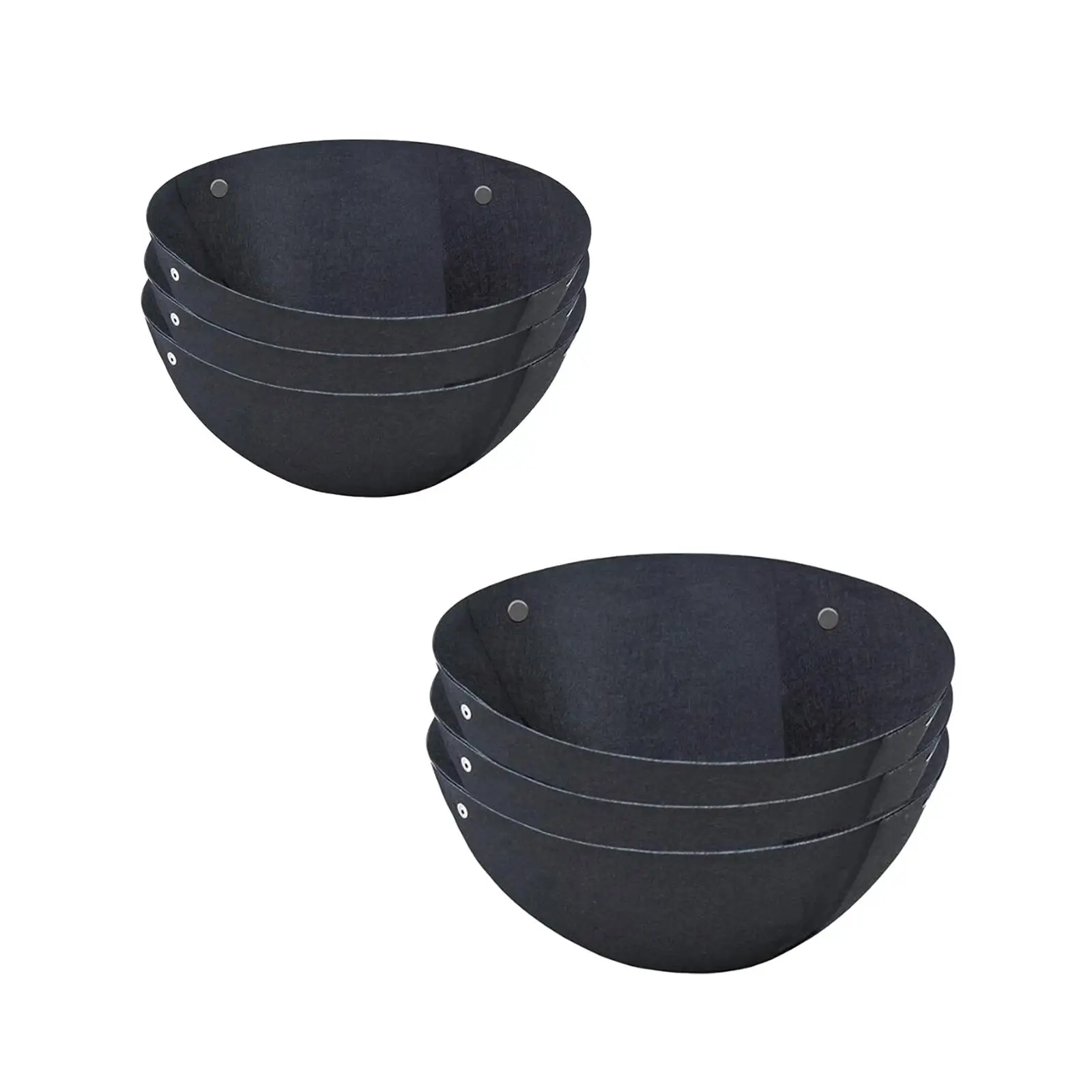 

3Pcs Felt Hanging Planter Liner Hanging Basket Felt Insert Simple Decorative Window Flower Box Liners for Patio Yard Porch