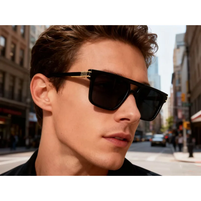 

Sunglasses for Men Classic Retro Vintage UV400 Lens Eyewear Fashion Shades Driving Sun Glasses for Male