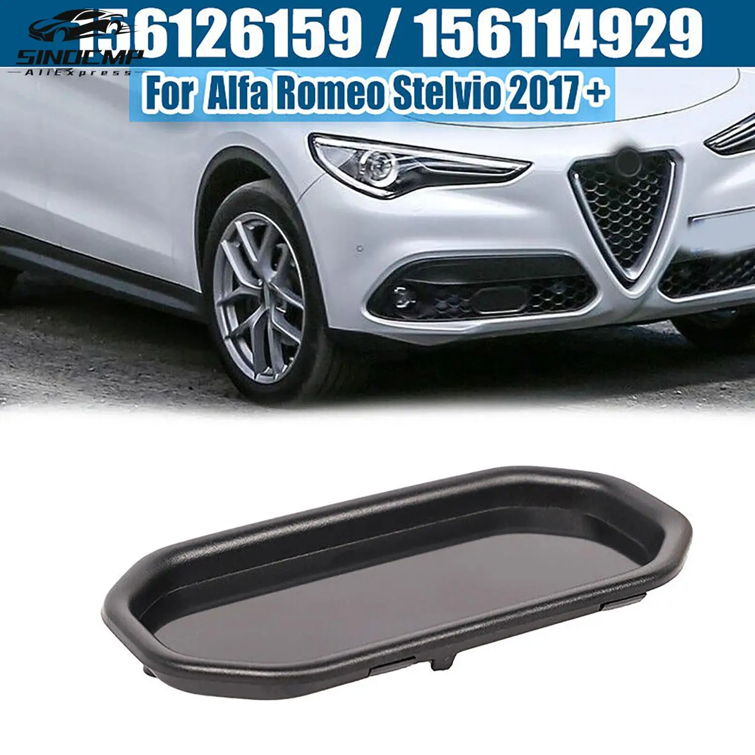 

Car Front Bumper Acc Cover Sensor Cap 156126159 156114929 For Alfa Romeo Stelvio 2016-2023 Car Bumper Components Sensor Parts