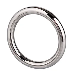 Prodotti per adulti in acciaio inox metallo scroto barella Cock Ring giocattoli del sesso per gli uomini ritardare l'eiaculazione pene Bondage Lock forniture