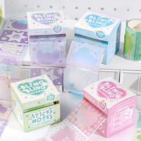 105pcs/lot Kawaii  Memo Pad Paper Sticky Notes Planner Schedule Stickers Office School Student Daily Supplies