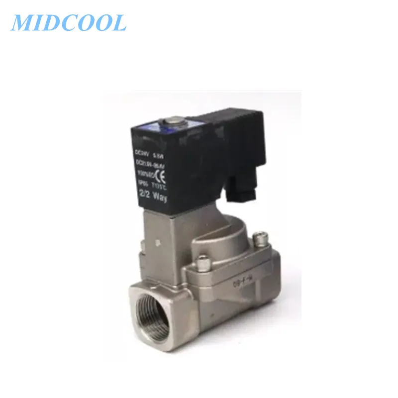Fluid Control Valve 2L Series 2L150 2L200 2L250 Internally Piloted And Normally Closed Terminal  / Grommet Type