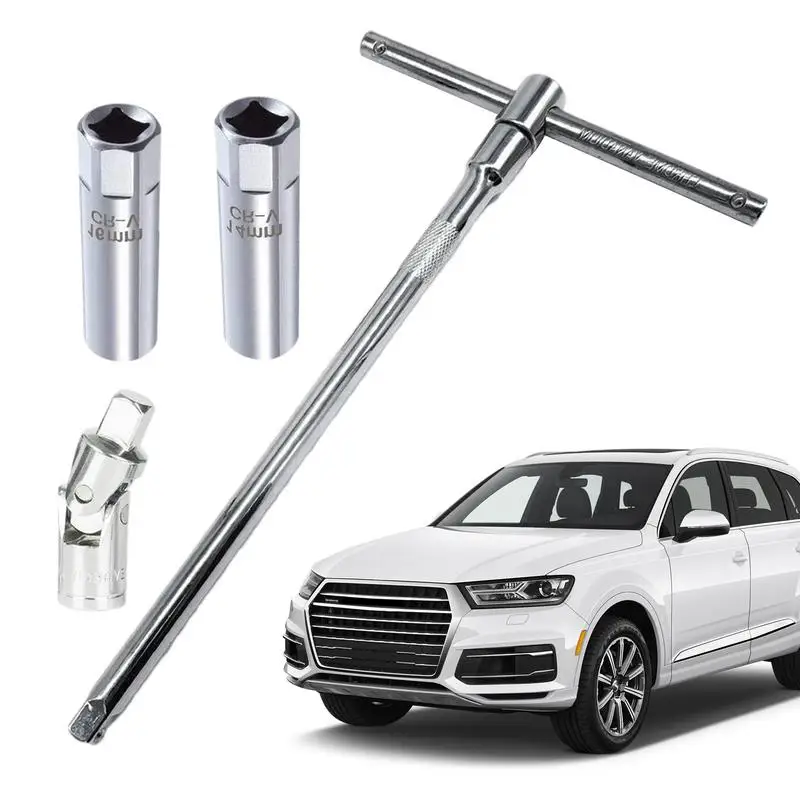 

4pcs Spark Plug Socket Set Car Repair Tool Automotive Spark Plug Socket Wrench For Driver 12-Point Thin Wall Drive Sockets