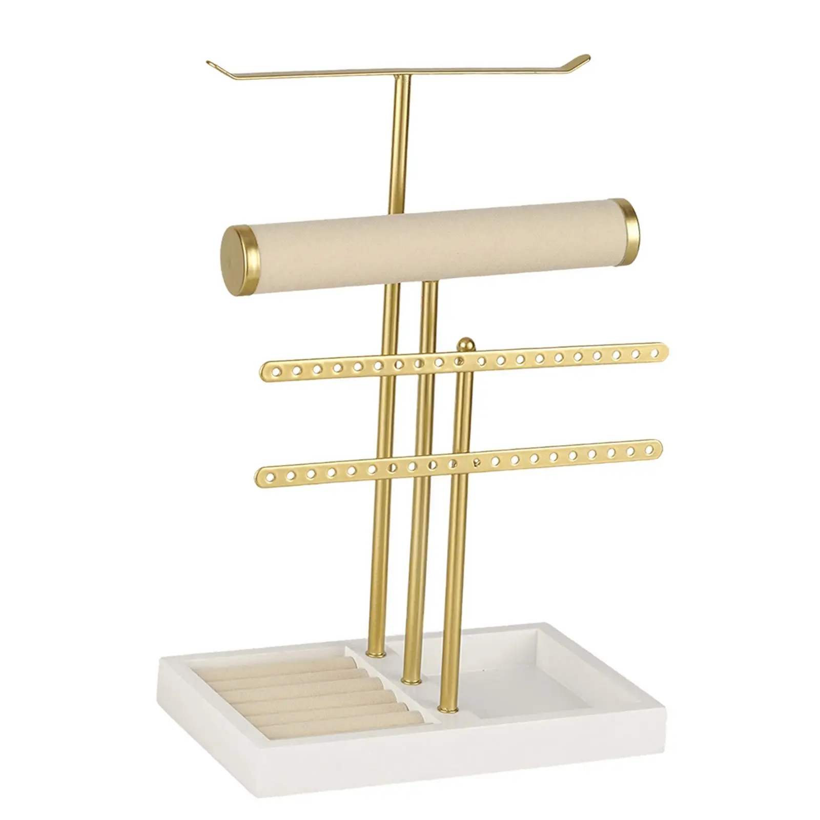 

Органайзер для ювелирных изделий, держатель для ушей, универсальный лоток, вешалка для ожерелья на столешницу