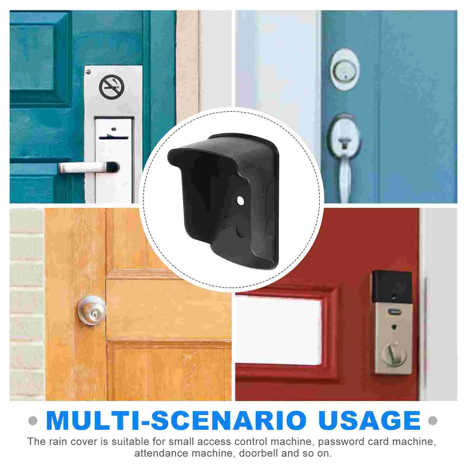 Access Control Machine Rain Cover Weather-resistant Doorbell Outdoor Waterproof Protector Attendance Plastic Weatherproof